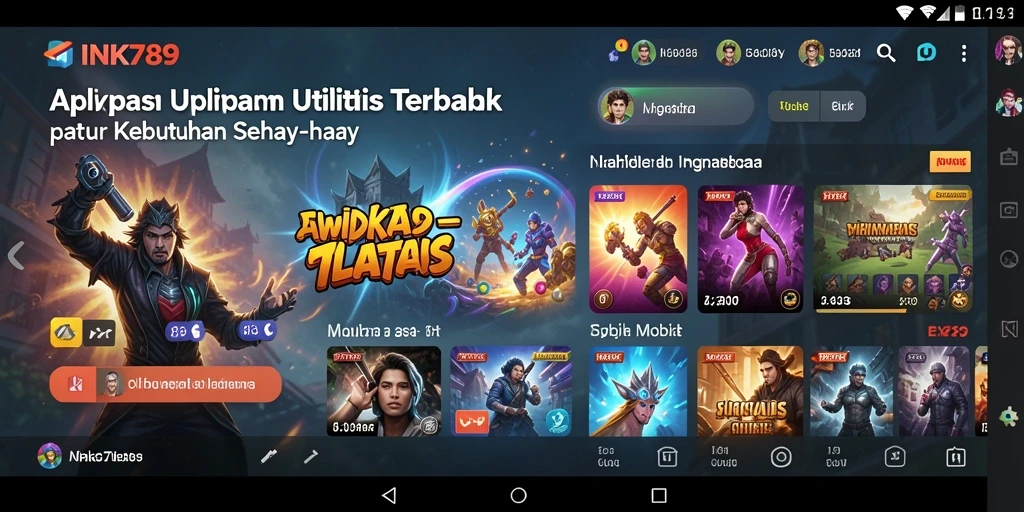 Screenshot utama INK789 menunjukkan antarmuka aplikasi utilitas yang user-friendly.