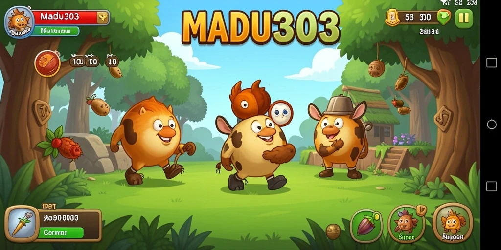 Tampilan gameplay MADU303 yang menarik dan interaktif.