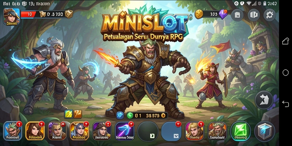 Tampilan gameplay menarik dan dinamis di MINISLOT.