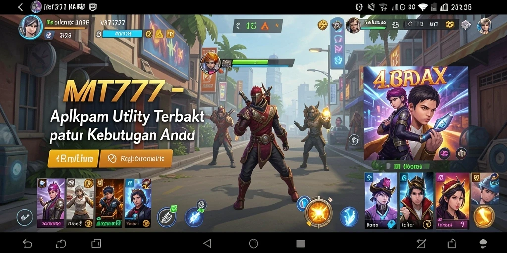 Tampilan antarmuka MT777 yang user-friendly dan intuitif.