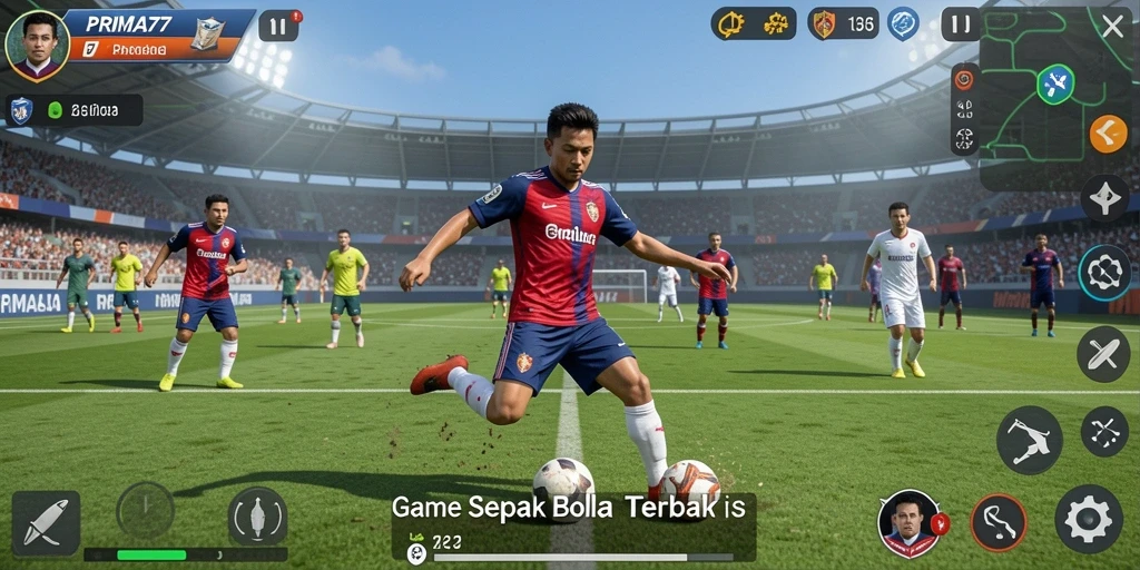 Tampilan gameplay PRIMA77 yang menarik dan mendebarkan.